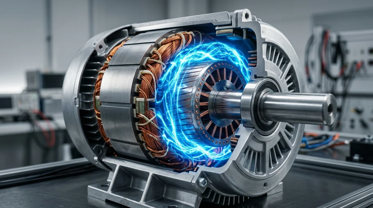 인덕션 모터 제어 및 설계 완벽 가이드: 슬립부터 VVVF까지