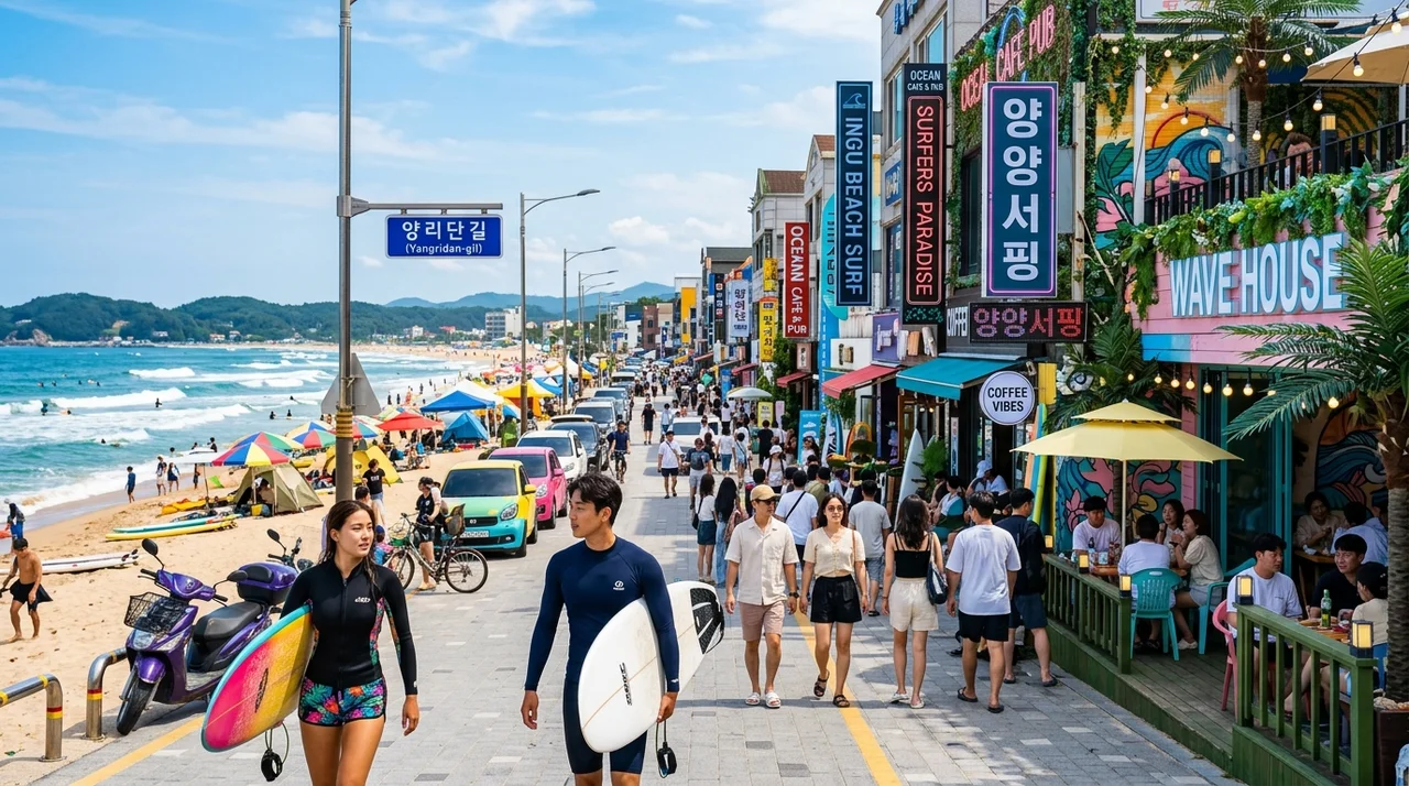 양리단길 여행 코스 추천: 양양 서핑부터 맛집 카페까지 완벽 가이드