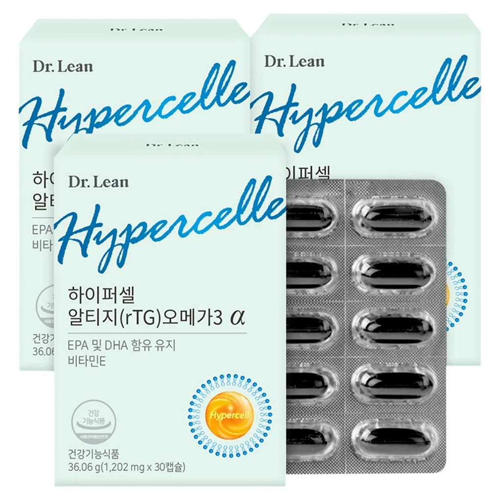 닥터린 하이퍼셀 알티지 오메가3 알파, 30정, 3개
