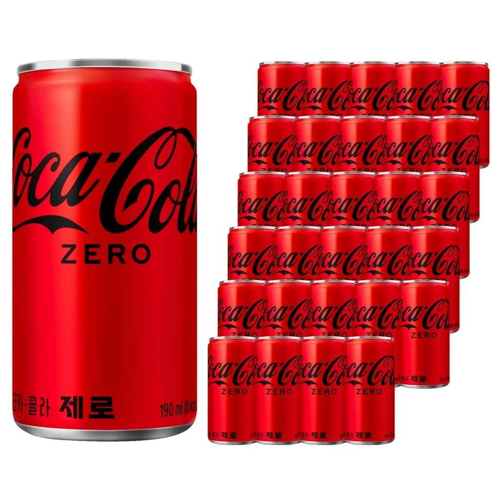 코카콜라 제로, 190ml, 30개