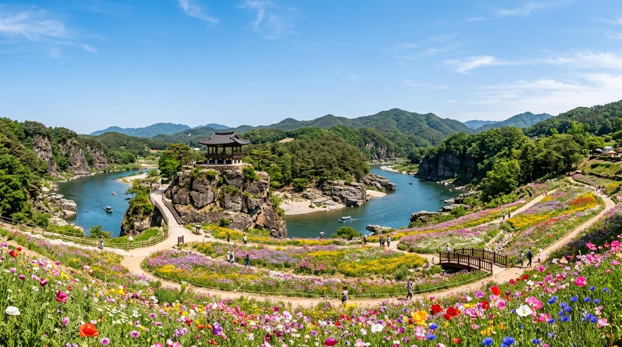 철원 가볼만한곳 BEST 5 여행 코스! 고석정 꽃밭과 출렁다리 완벽 정리