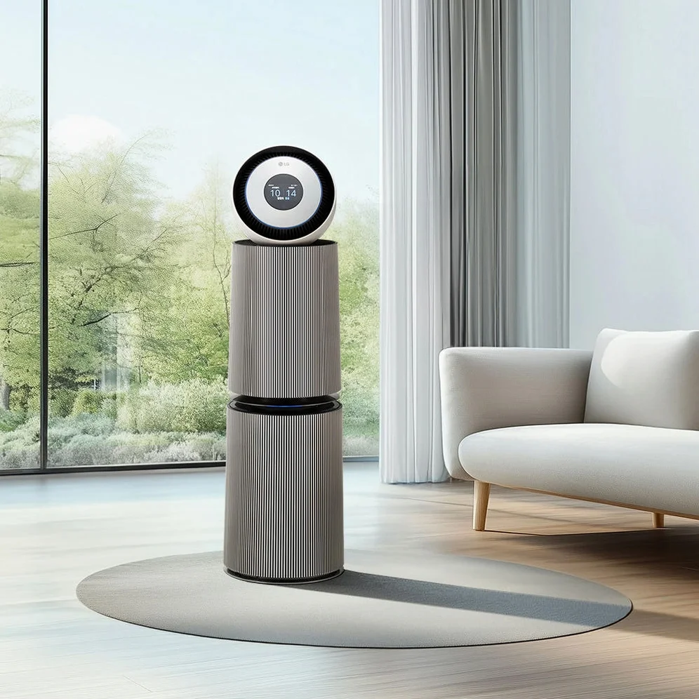 LG 퓨리케어 AI 360 공기청정기 + LG 휘센 오브제컬렉션 제습기 세트 (AS336NSLC+ DQ214MEGA) 상세 이미지 3