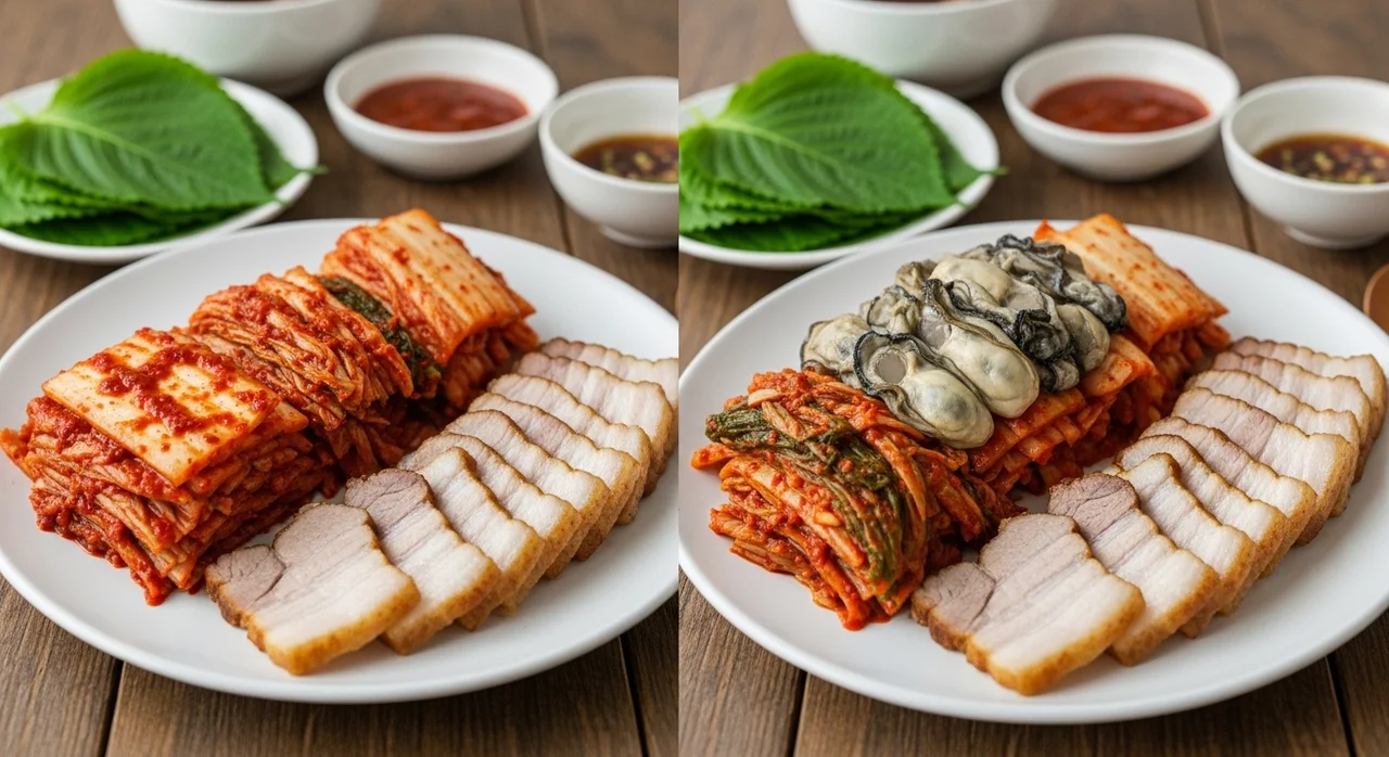 일반 보쌈 vs 굴보쌈, 당신의 선택은?