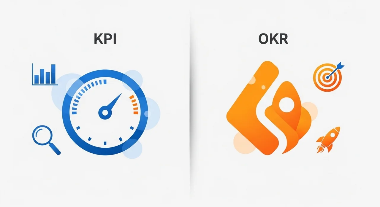 목표관리의 두 기둥: KPI와 OKR 한눈에 비교하기