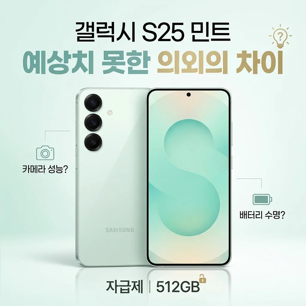 갤럭시 S25 자급제 민트 512GB 직접 써보니 의외로 달랐던 점