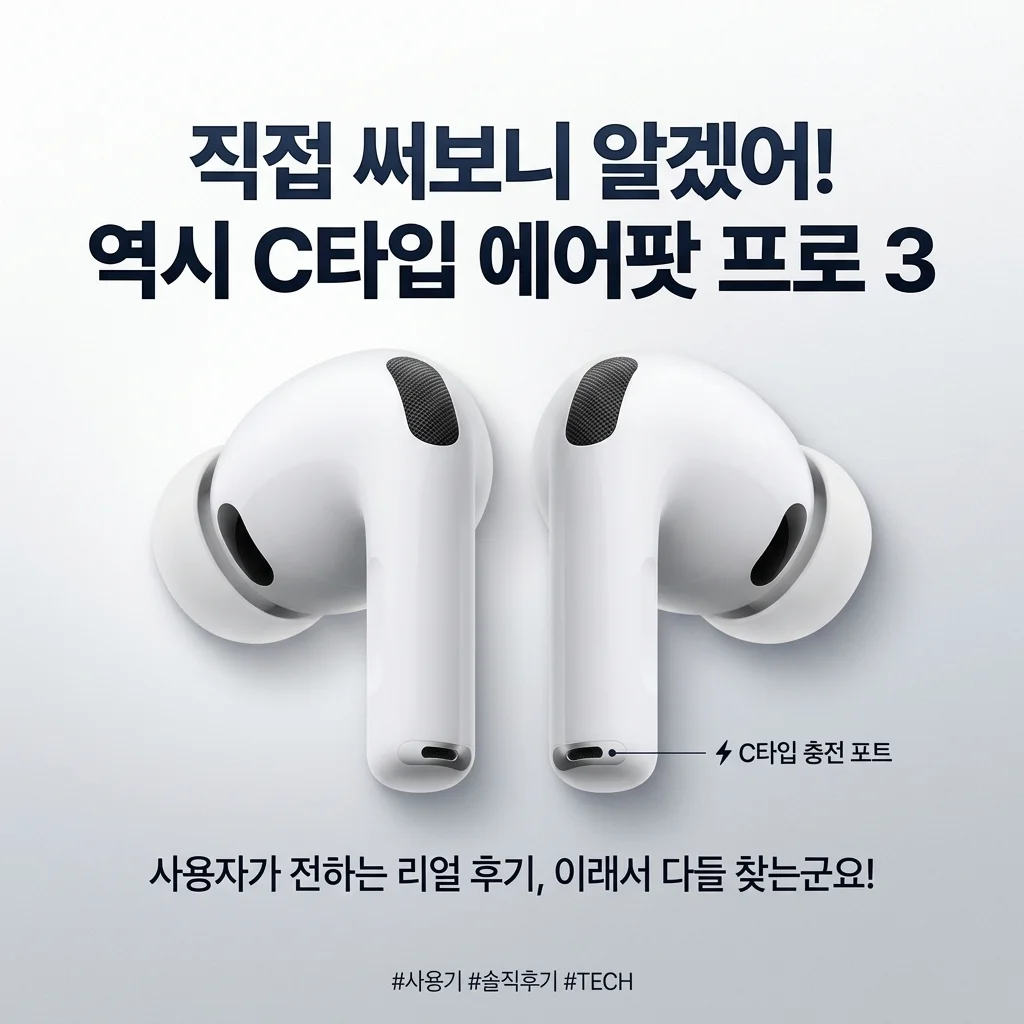 에어팟 프로 3 USB-C 직접 써보니 왜 다들 이거만 찾는지 알겠네요
