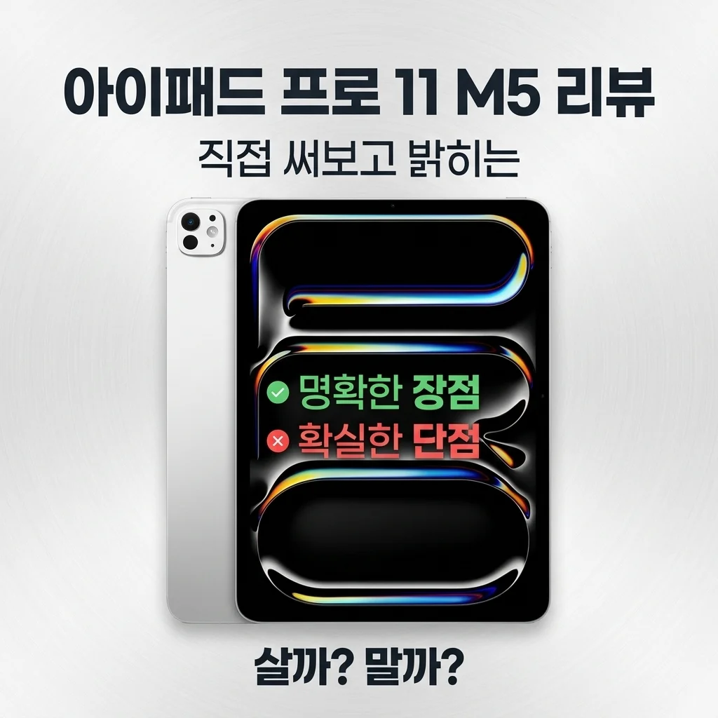 아이패드 프로 11 M5 직접 써보니 장단점 확실하네요