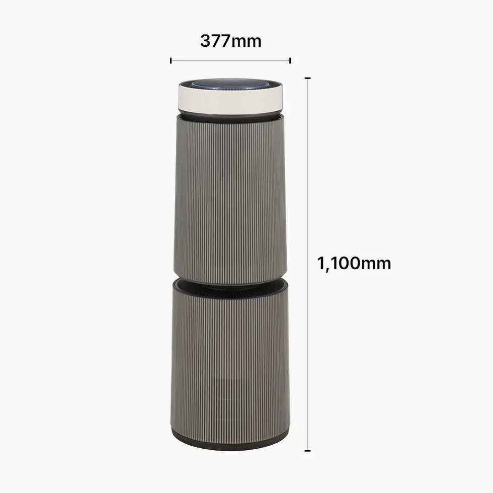 LG 퓨리케어 AI 360 공기청정기 + LG 휘센 오브제컬렉션 제습기 세트 (AS336NSLC+ DQ214MEGA) 상세 이미지 3