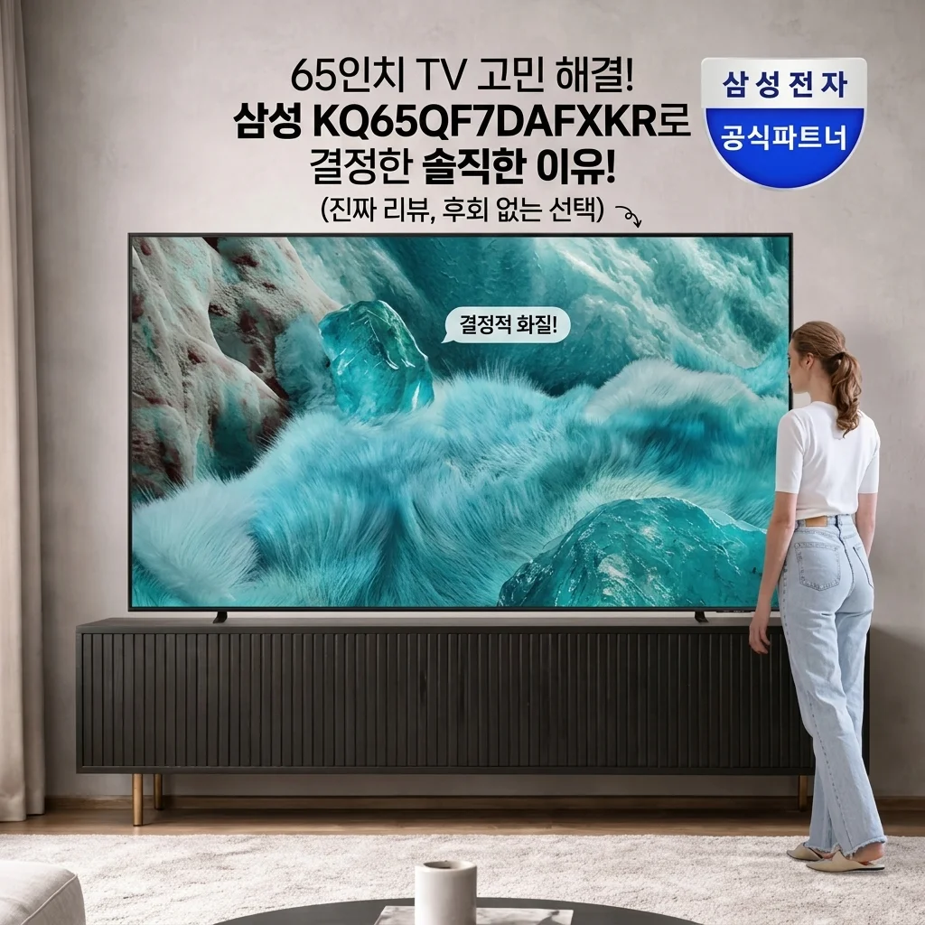 65인치 TV 고민하다 삼성 KQ65QF7DAFXKR로 바꾼 솔직한 이유