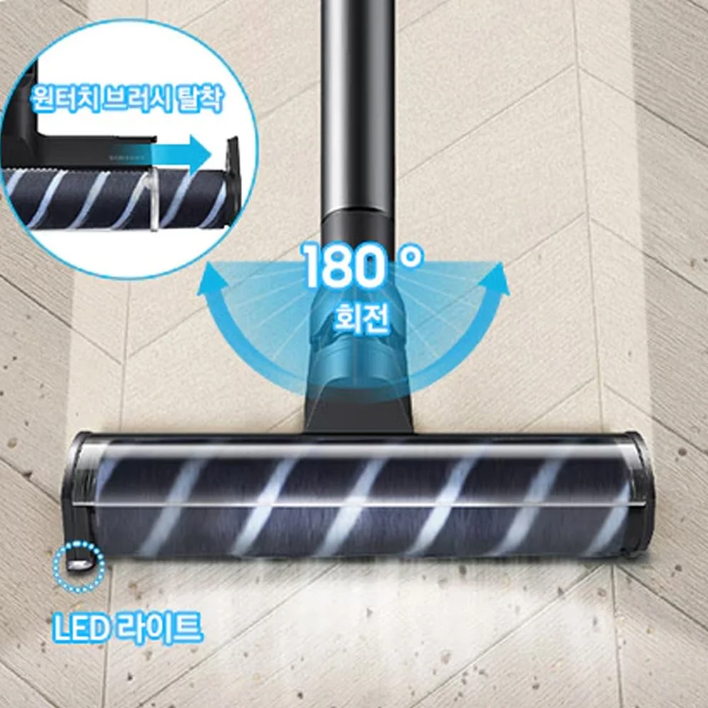 삼성 비스포크 고온수 물걸레 AI 제트 Lite 280W 무선청소기 VS28D950HCB 산토리니베이지 상세 이미지 8