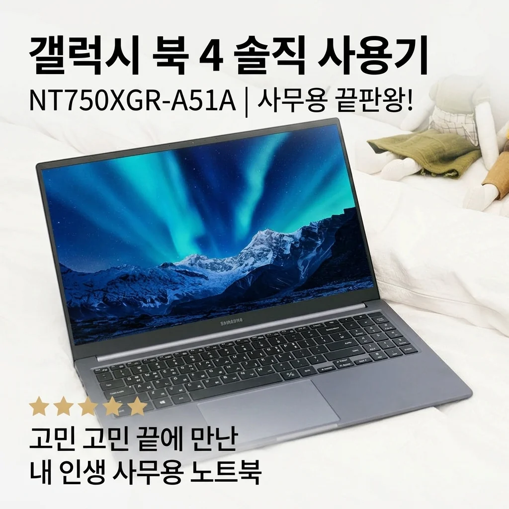 사무용 노트북 고민하다 고른 갤럭시북4 NT750XGR-A51A 솔직한 사용기