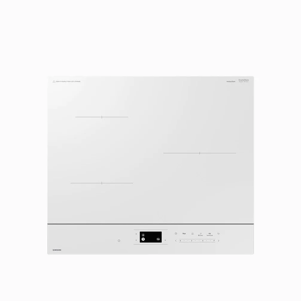삼성전자 비스포크 CC80F63W1Z 화이트 인덕션 3구 빌트인 슬림핏 프레임리스 상세 이미지 4