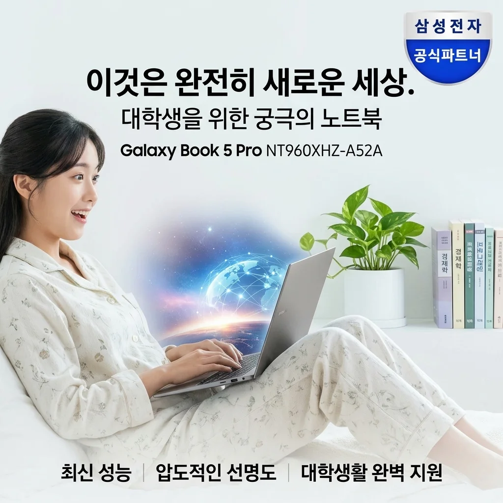 대학생 노트북 끝판왕, 갤럭시북5 프로 NT960XHZ-A52A 써보니 신세계네요