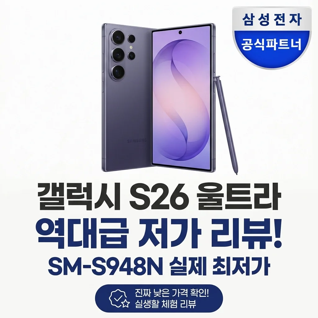 역대급 체감가 갤럭시 S26 울트라 자급제 SM-S948N 실물 영접 후기