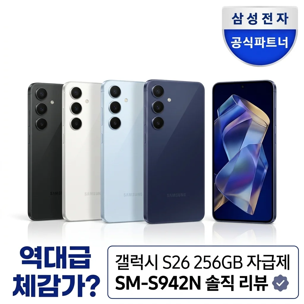 역대급 체감가? 갤럭시 S26 256GB 자급제 SM-S942N 솔직 후기