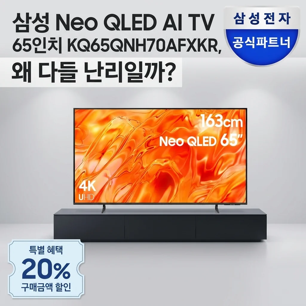 삼성 Neo QLED AI TV 65인치 KQ65QNH70AFXKR, 왜 다들 난리일까?