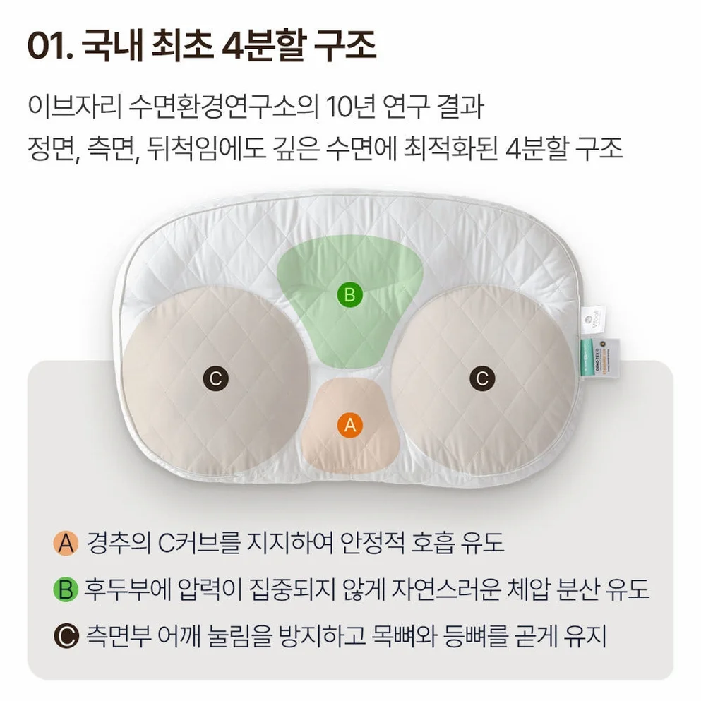 슬립앤슬립 아이유 깊은잠베개 S 상세 이미지 1