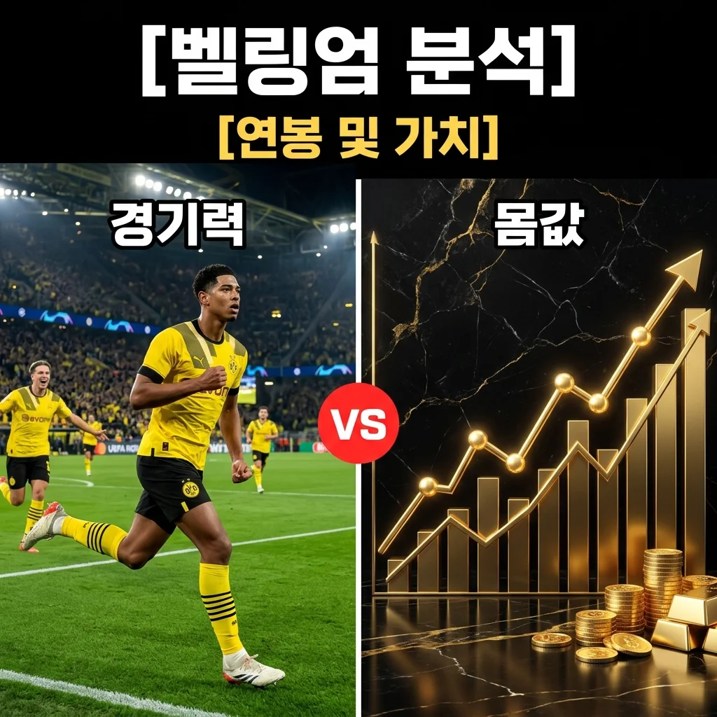벨링엄 2026 월드컵 활약상과 레알 마드리드 연봉 시장 가치 분석