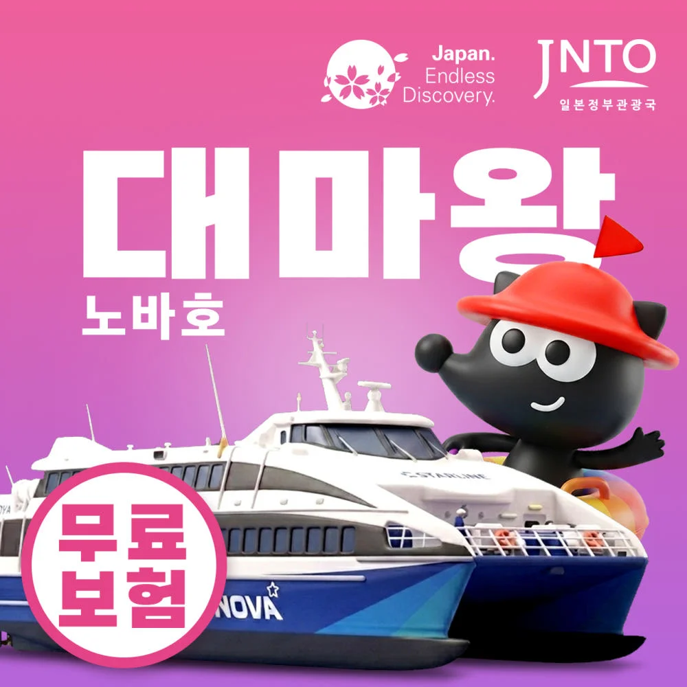 부산 대마도 배편 노바호 예약 왕복 승선권 당일치기 히타카츠 여행