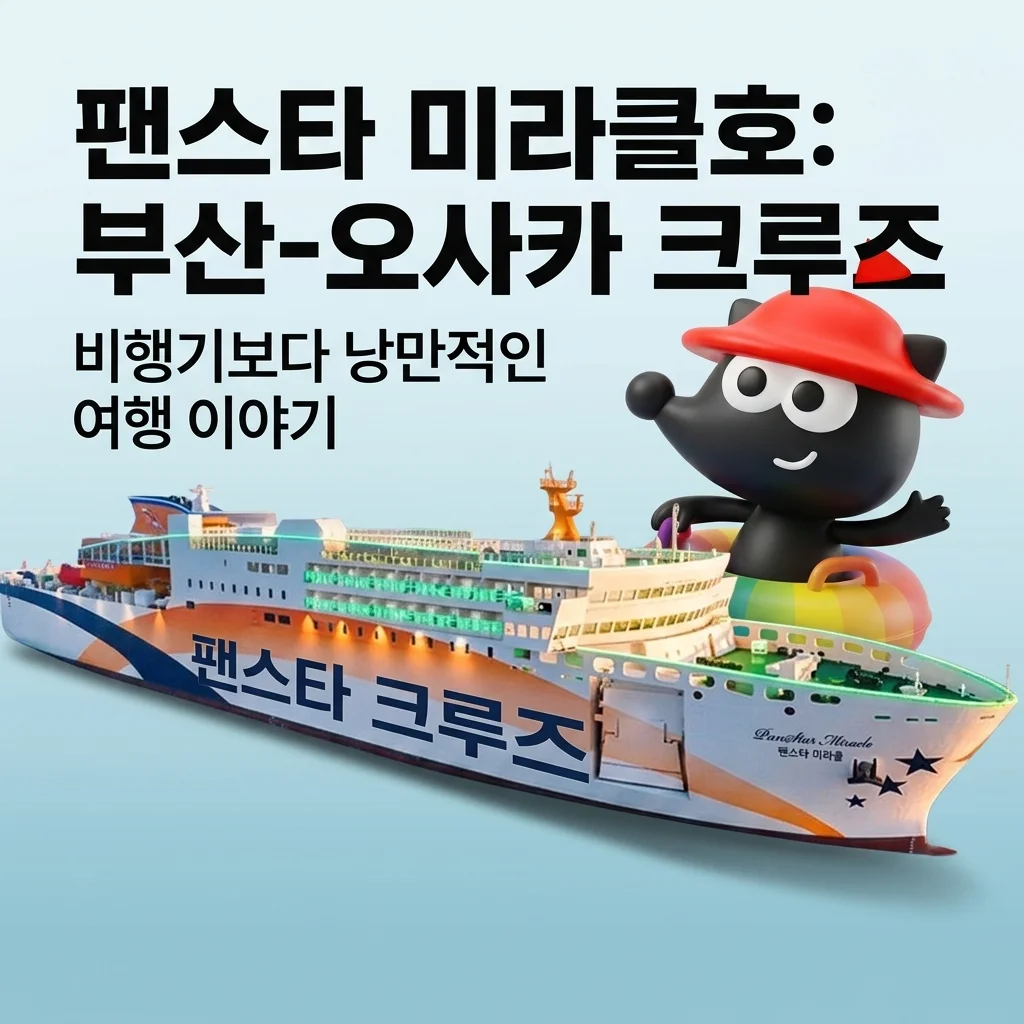 부산 오사카 배편 팬스타 미라클호, 비행기보다 낭만적인 크루즈 여행 후기