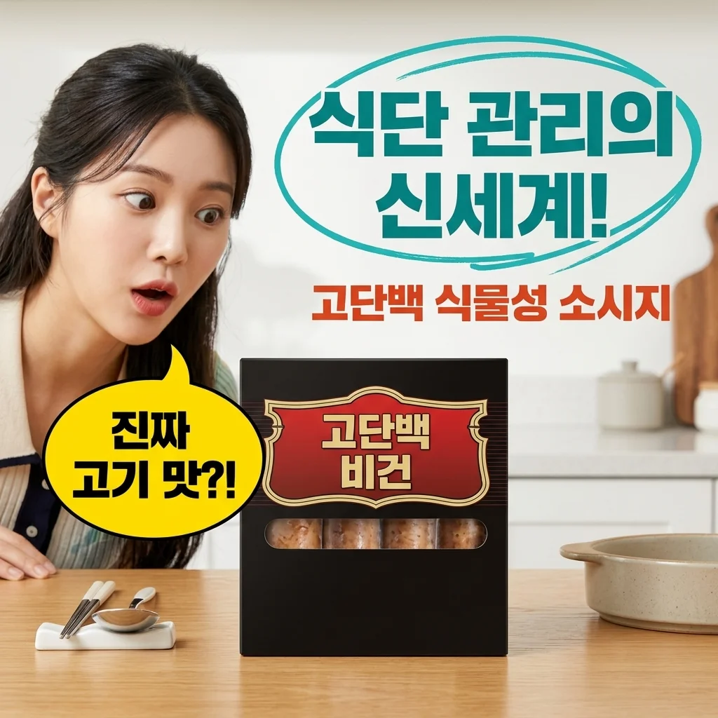 넥스트밀 비건 프랑크 소시지 고단백 식물성이라 식단 관리에도 딱이네요