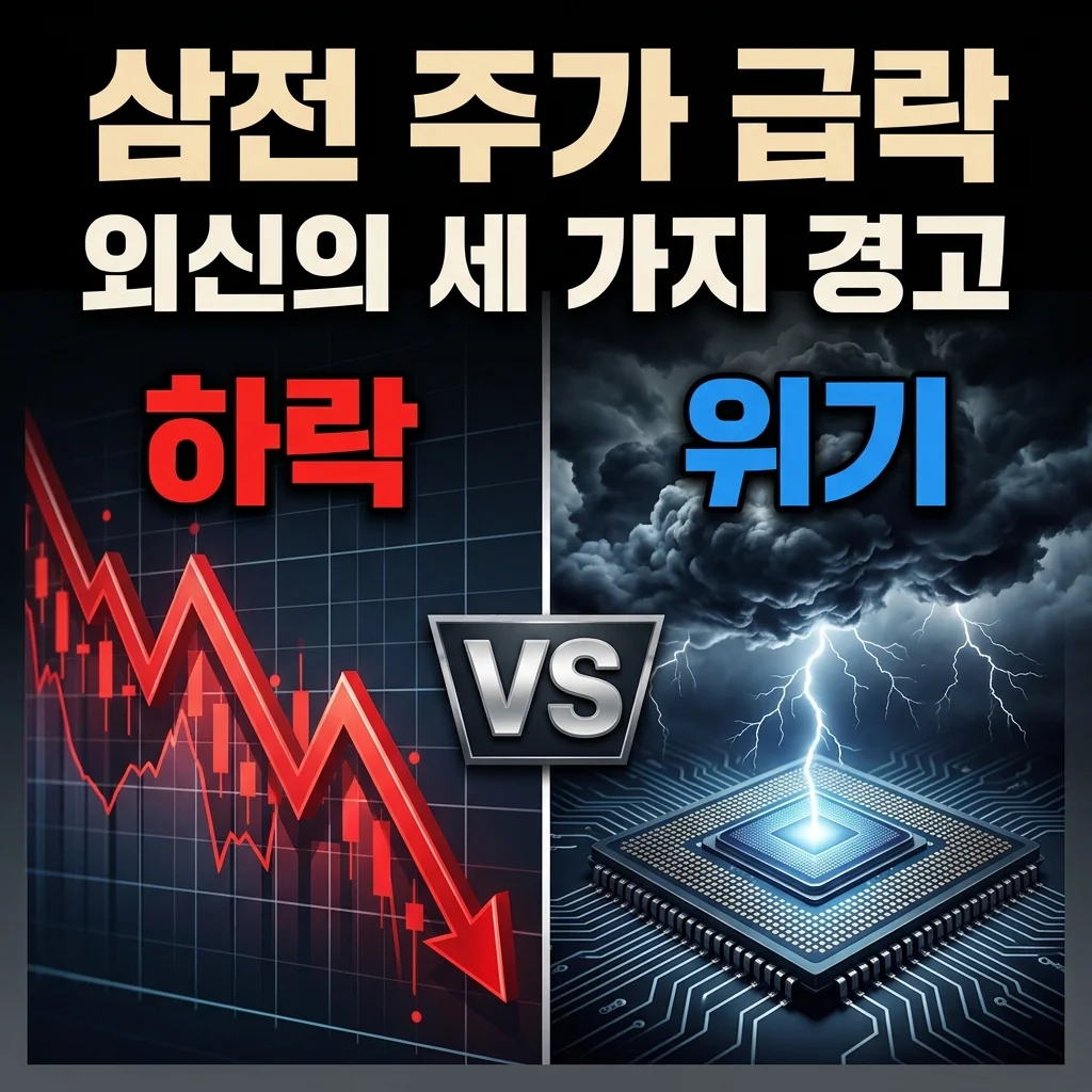 삼성전자 주가 급락, 외신 세 가지 경고 실체와 투자 전망 분석