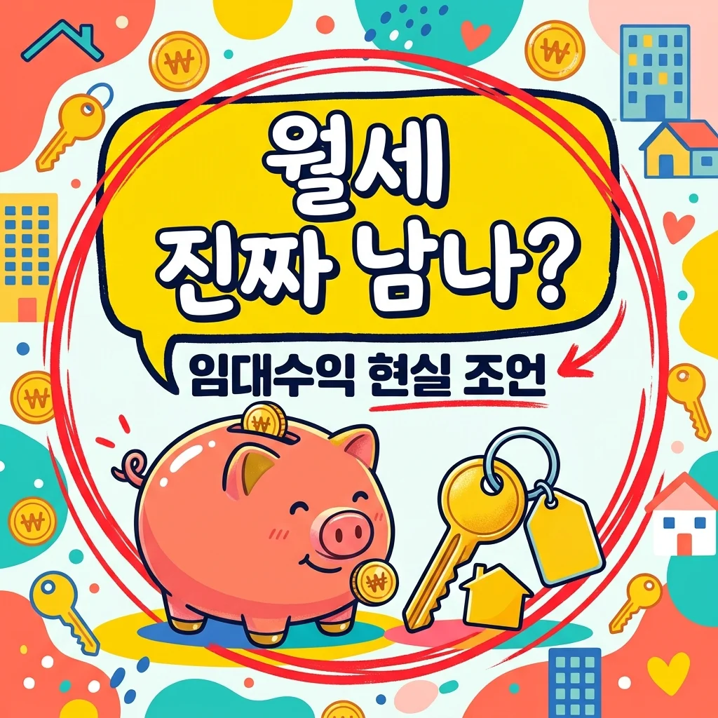 임대수익 매달 꼬박꼬박? 직접 해보고 깨달은 '진짜' 현금흐름 노하우