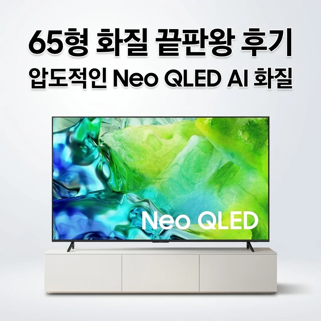 삼성 2026 Neo QLED AI TV QNH80 163cm 65인치 화질 끝판왕 후기