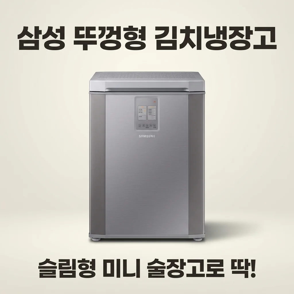 삼성 김치냉장고 뚜껑형 RP13 소형 슬림 미니 술장고로 딱!