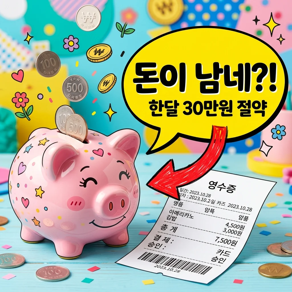 절약방법, 제가 직접 해보고 한 달 30만 원 아낀 찐 노하우 공개
