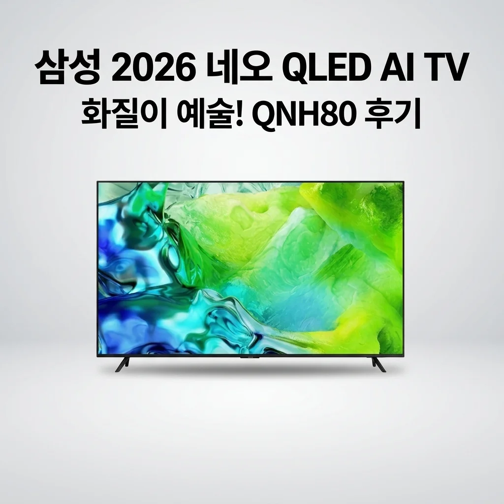 삼성 2026 Neo QLED AI TV QNH80 55인치 후기, 화질이 예술이네요