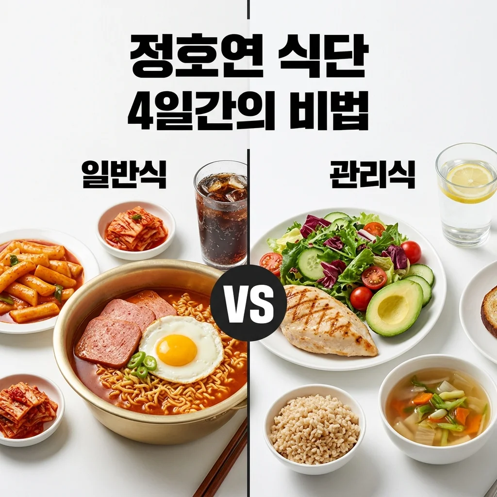 정호연 부기 관리 비법! 4일간 끊은 음식과 영화 호프(HOPE) 정보