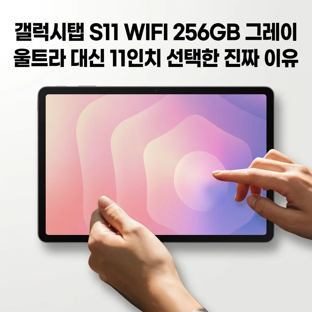 갤럭시탭 S11 WIFI 256GB 그레이, 울트라 대신 11인치 선택한 진짜 이유