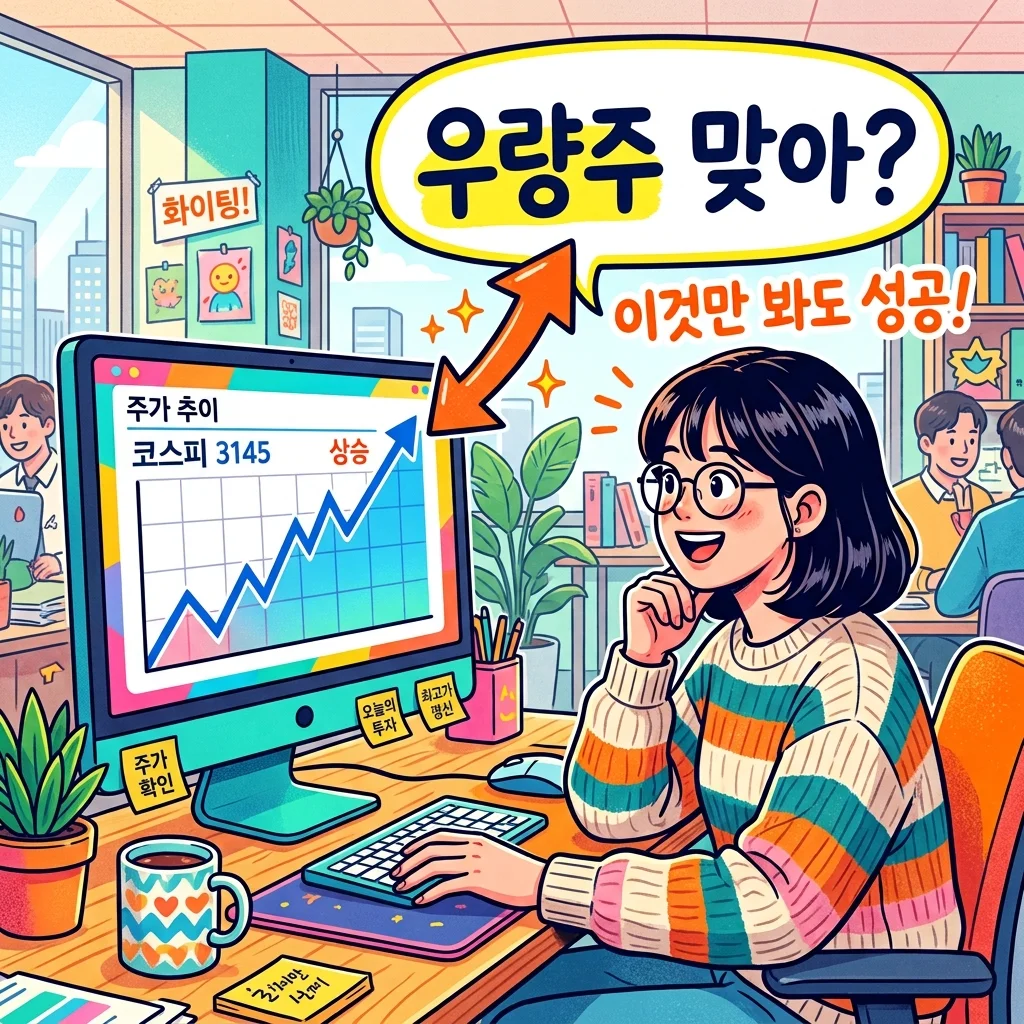 우량주 종목 선정 기준, 저도 이 방법으로 손실 줄였습니다 (Top 5 고르는 법)