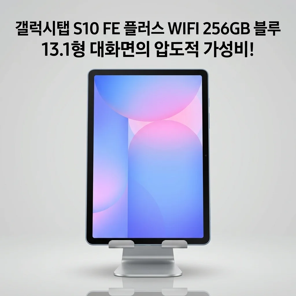 갤럭시탭 S10 FE 플러스 WIFI 256GB 블루, 13.1형 대화면의 압도적 가성비!