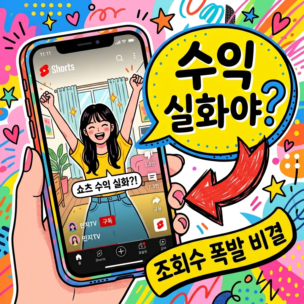유튜브쇼츠 수익 조건과 직접 해보고 깨달은 조회수 떡상 비결