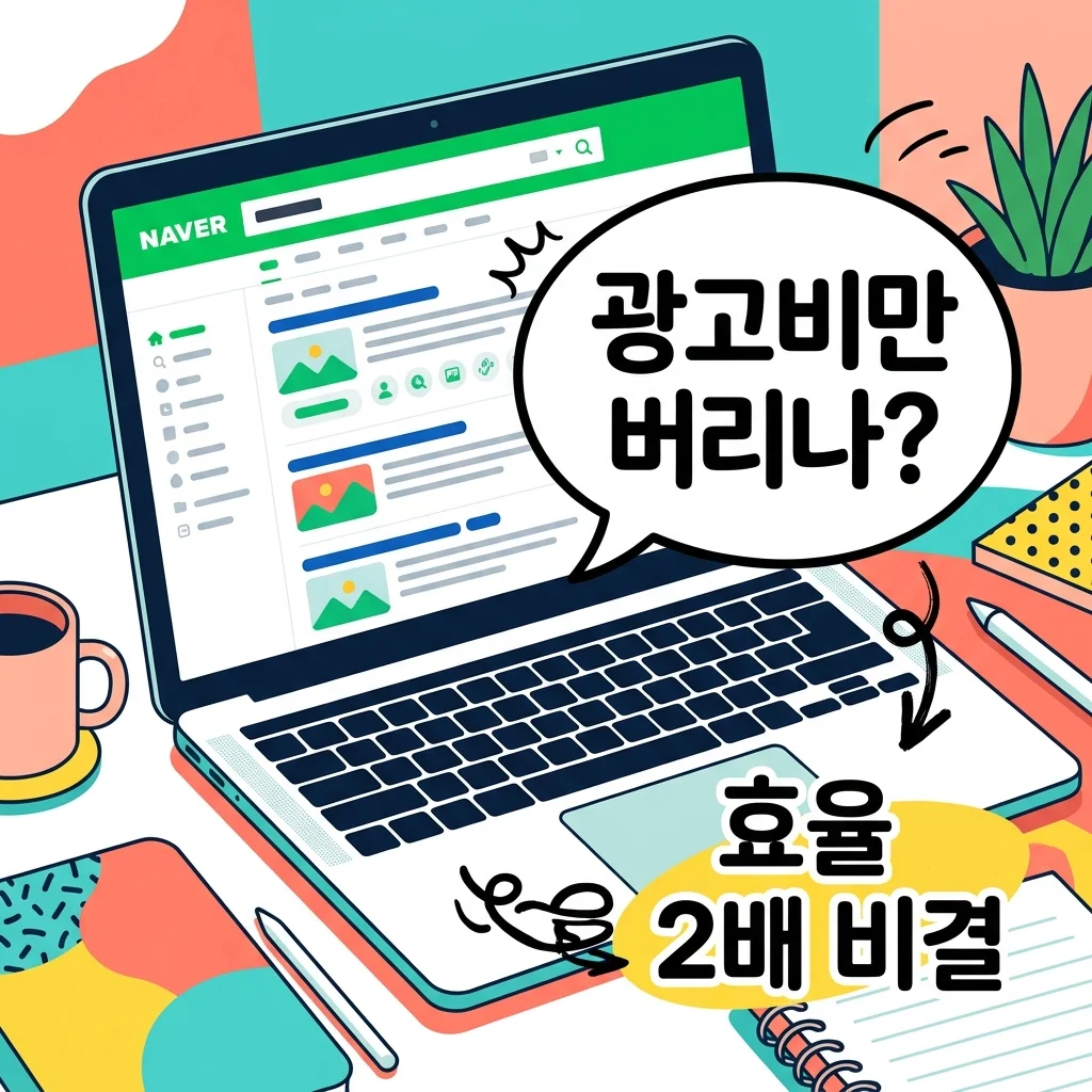 네이버광고 효율 안 나오나요? 돈 날리기 전 꼭 봐야 할 3가지 체크리스트