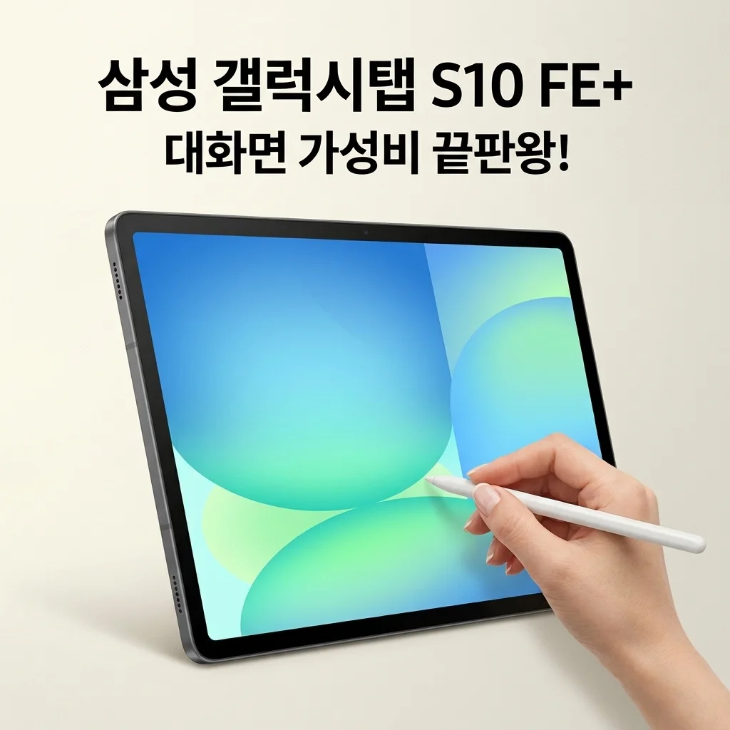 삼성 갤럭시탭 S10 FE 플러스 256GB 13.1형 그레이, 대화면 가성비 끝판왕!