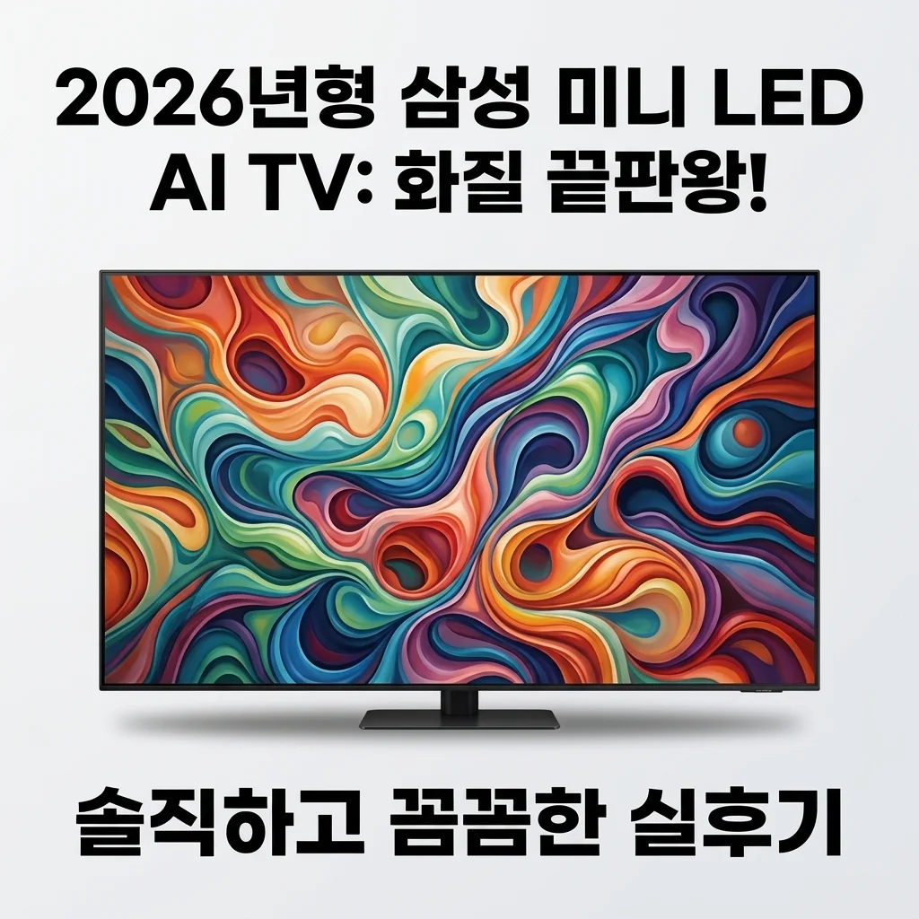 삼성 2026 mini LED AI TV MH80 65인치 화질 끝판왕 솔직후기