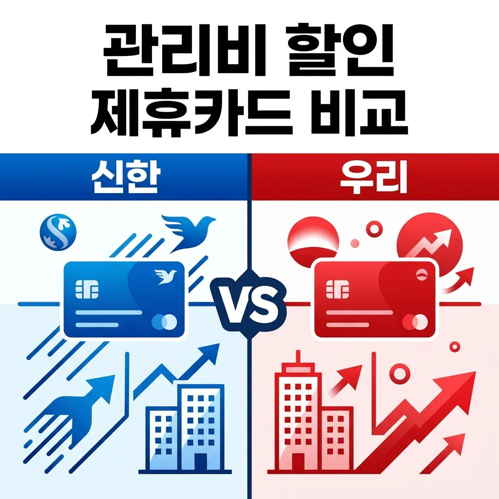 아파트아이 제휴카드 혜택 비교 추천: 관리비 실적 인정받고 할인 받기