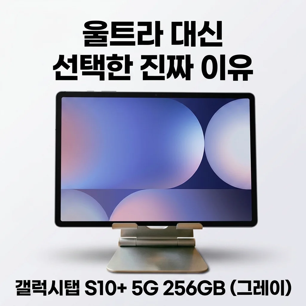 갤럭시탭 S10 플러스 5G 256GB 그레이, 울트라 대신 선택한 진짜 이유
