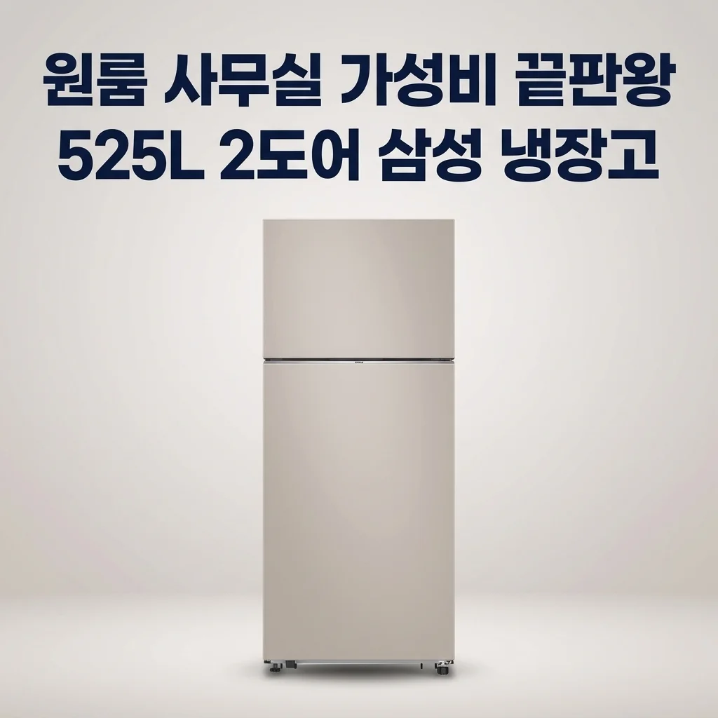 삼성 냉장고 500리터 525L 2도어, 원룸 사무실 가성비 끝판왕인 이유