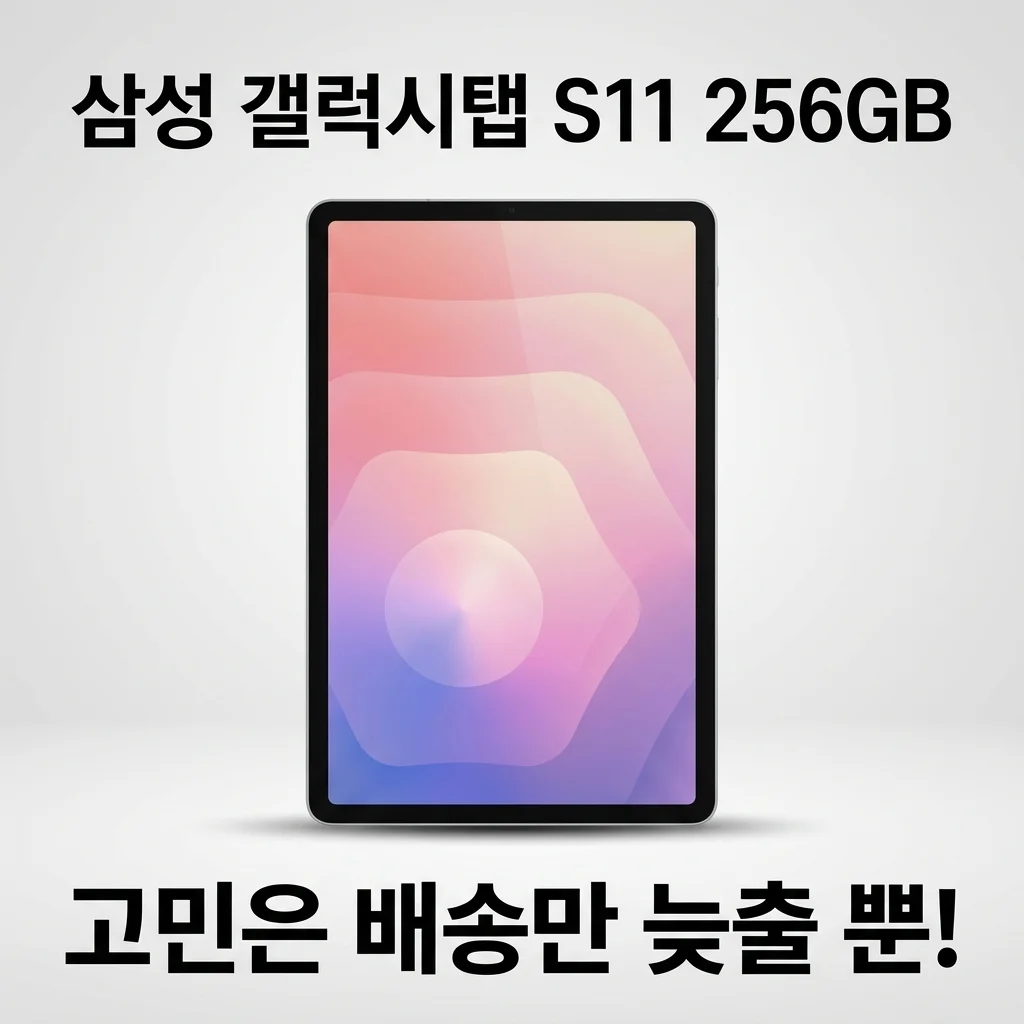 삼성 갤럭시탭 S11 256GB WIFI 그레이, 고민은 배송만 늦출 뿐!