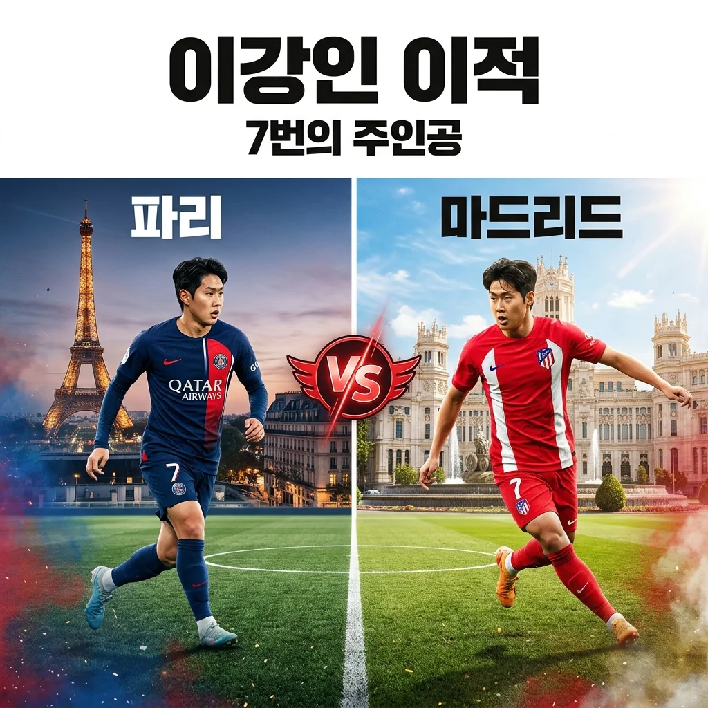 이강인 아틀레티코 마드리드 이적 확정! 등번호 7번 연봉 총정리