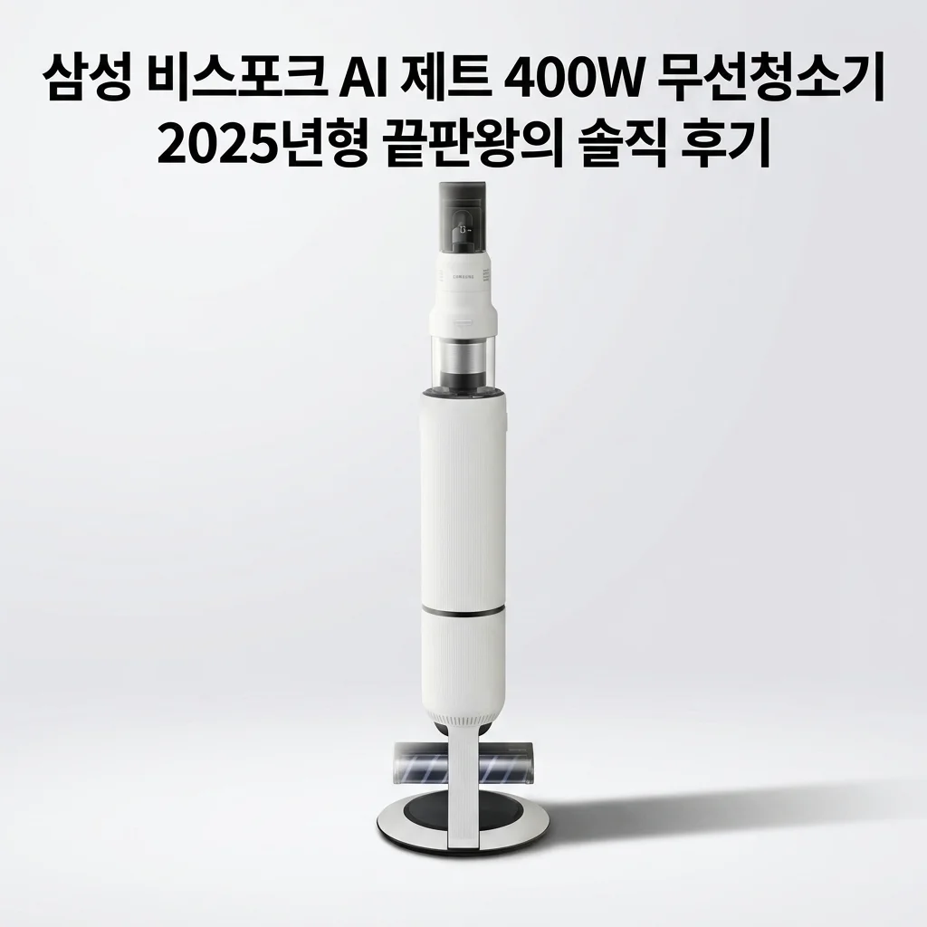삼성 비스포크 AI 제트 400W 무선청소기, 2025년형 끝판왕의 솔직 후기