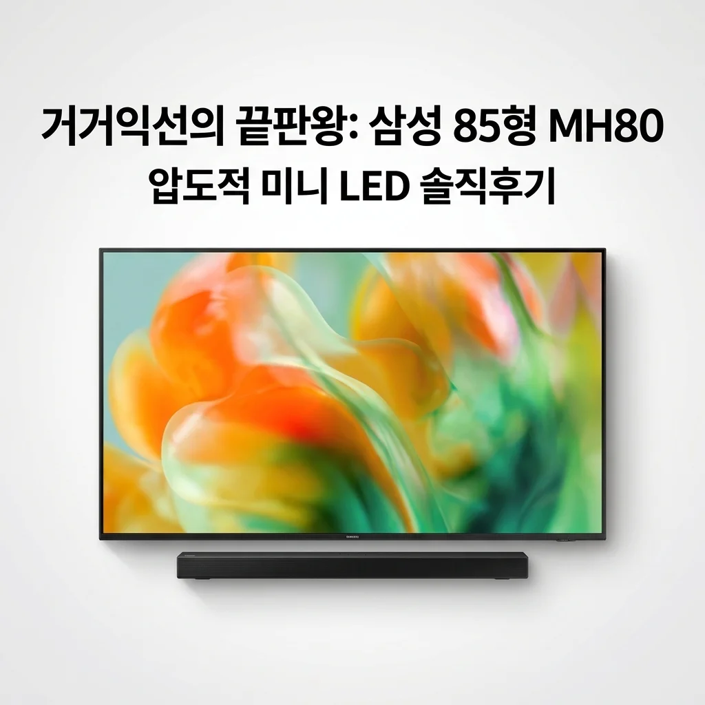 삼성 85인치 TV MH80 Mini-LED AI 2026 신제품 거거익선 솔직후기