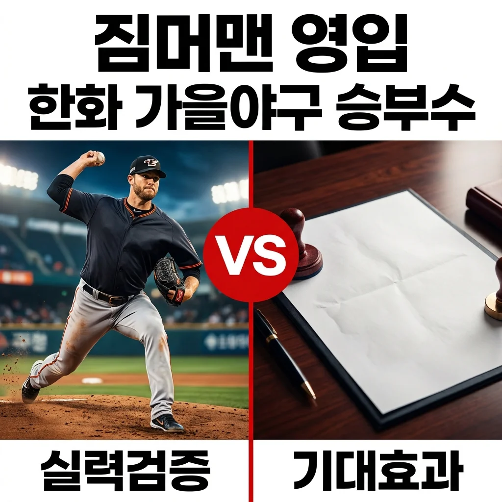 한화 짐머맨 영입 효과는? 브루스 짐머맨 성적과 계약 조건 총정리