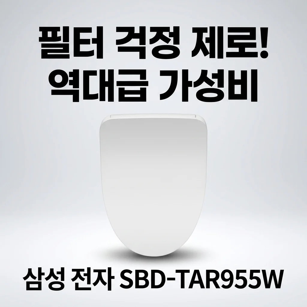 삼성전자 SBD-TAR955W 비데, 필터 교체 지옥 탈출? 역대급 가성비의 비밀