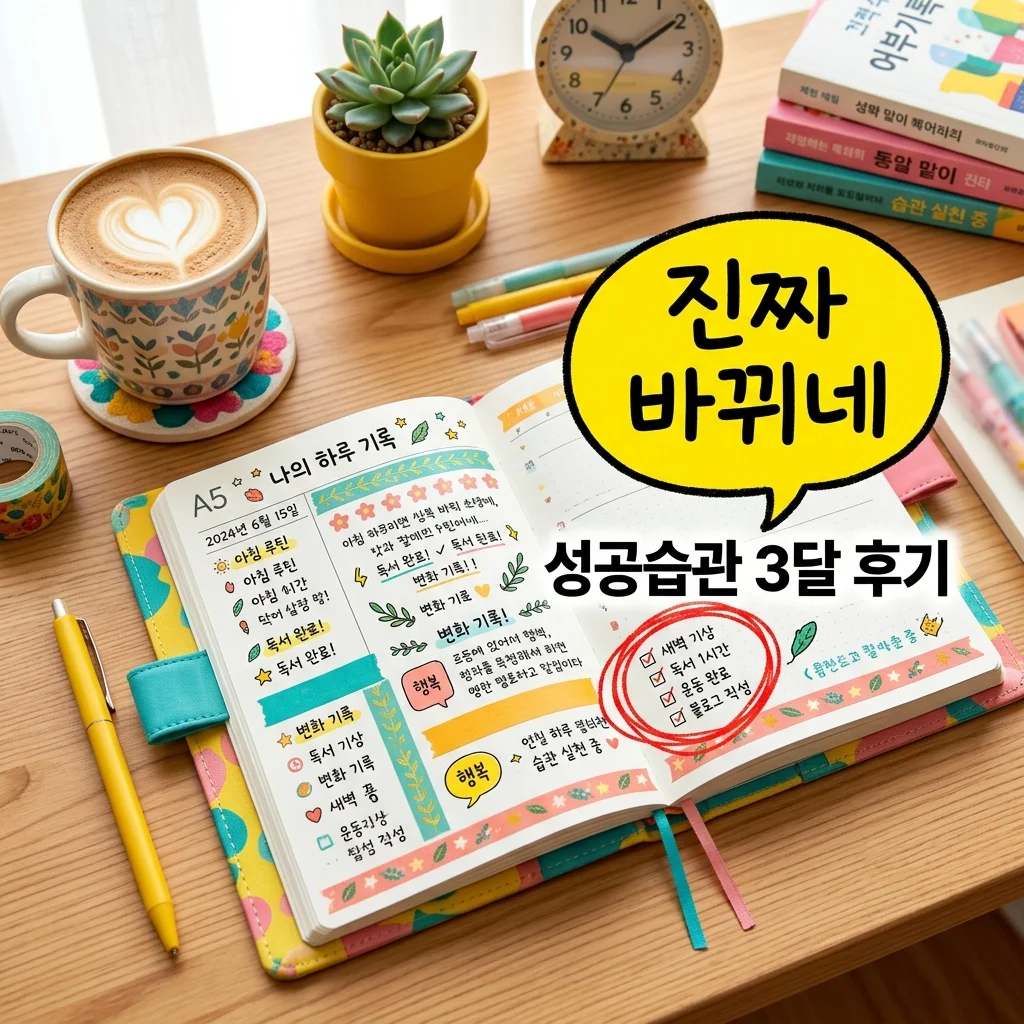 성공습관 하나로 3달 만에 인생 바꾼 후기 (모르면 손해 보는 팁)