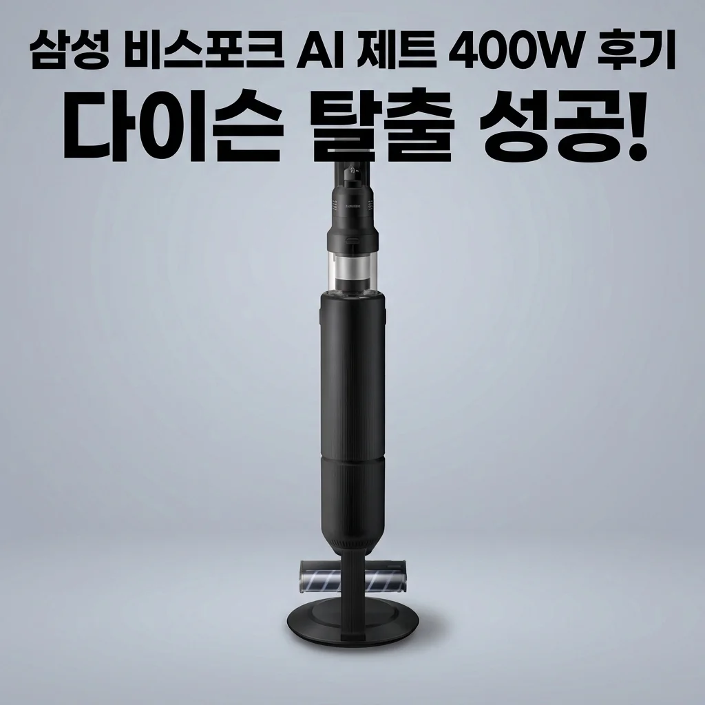 삼성 비스포크 AI 제트 400W 무선청소기 후기, 다이슨 탈출 성공